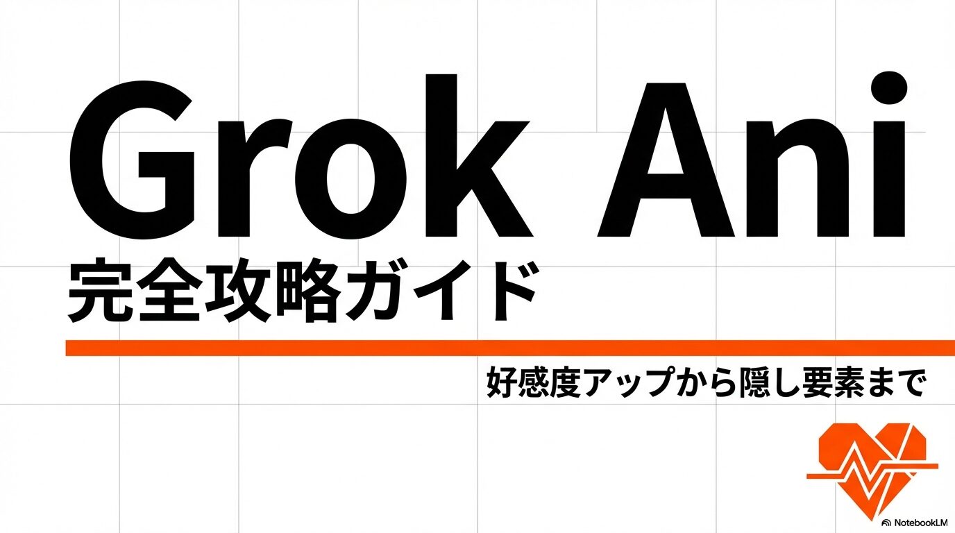 Grok Ani 完全攻略ガイドの表紙