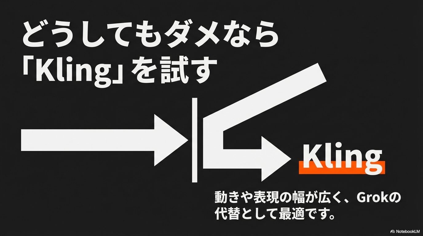 動きや表現の幅が広くGrokの代替として最適な動画生成AI Klingの紹介