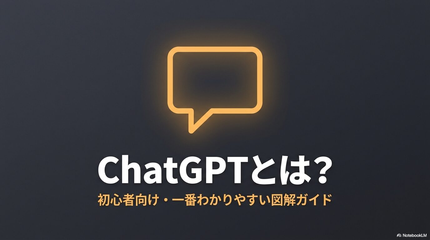 ChatGPTとは何かを初心者向けに解説した一番わかりやすい図解ガイドの表紙